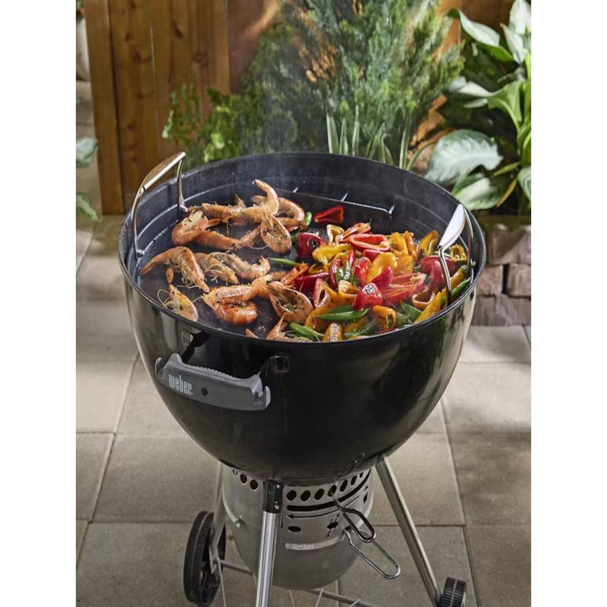 Voir la diapositive 6 : Weber Plancha pour barbecue à charbon 57 cm