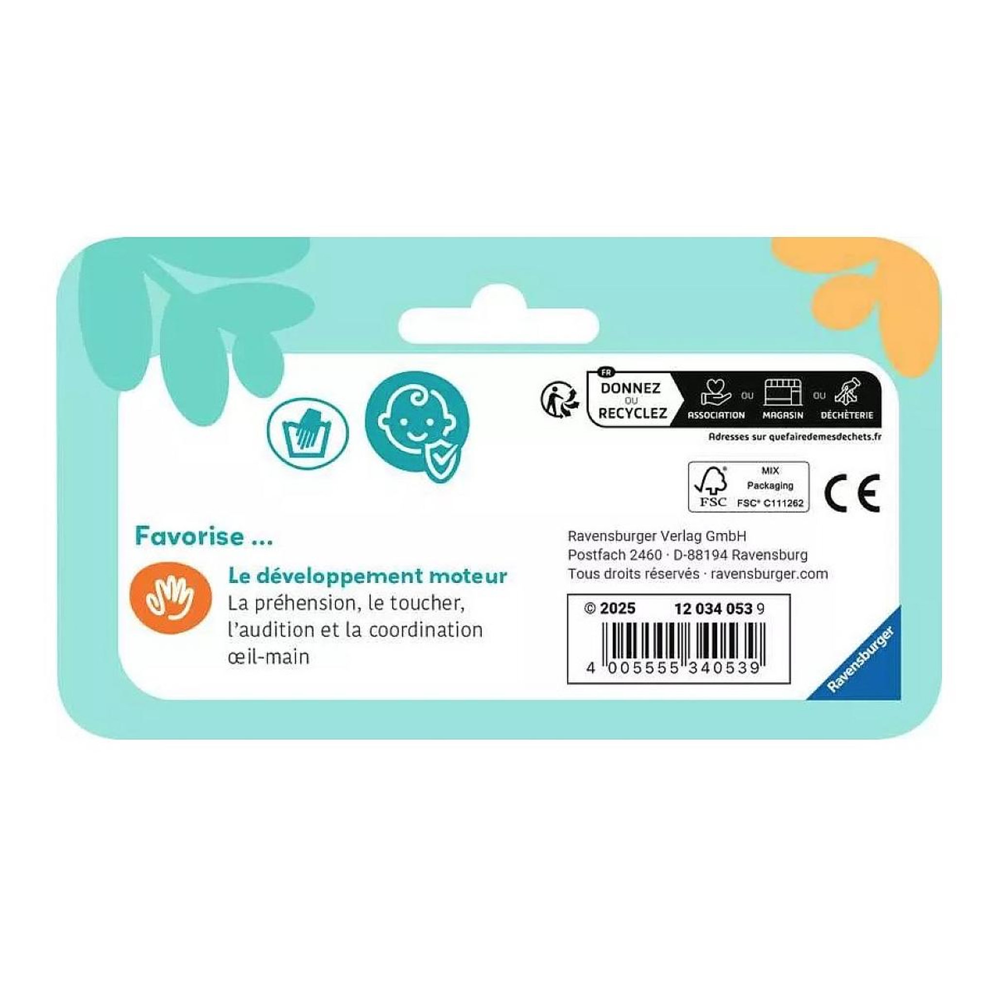 Voir la diapositive 5 : RAVENSBURGER Ma Peluche d activites Chauve Souris