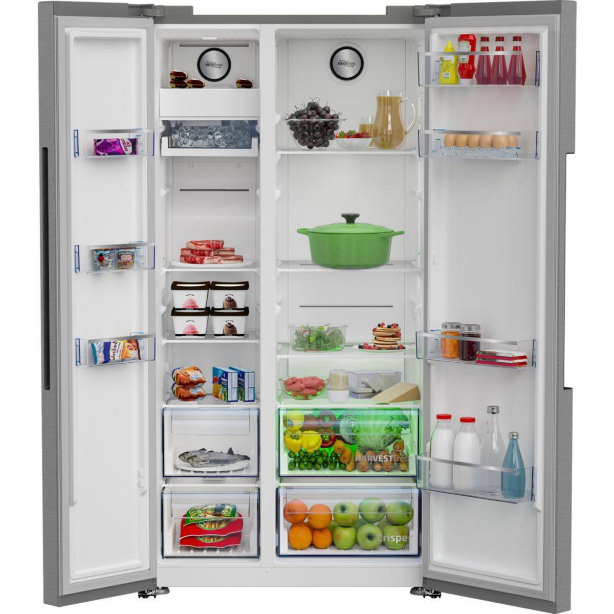 Beko Réfrigérateur Américain B3GNE664HXB