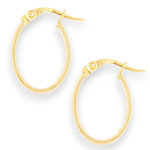L'ATELIER D'AZUR Boucles d'Oreilles Créoles - Or Jaune - Femme