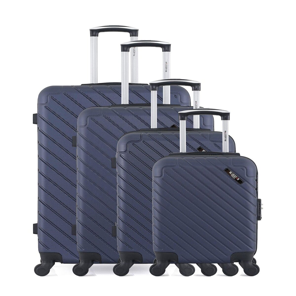 BLUESTAR BLUESTAR - Set de 4 Valises CITE-M 75 cm 4 Roues