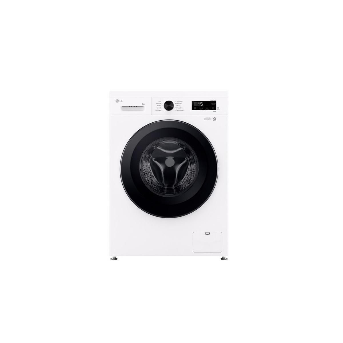 LG Lave-linge hublot 9kg 1400 tours/min - F94B15WHS