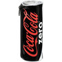 Voir la diapositive 1 : COCA-COLA Trousse ronde noire canette de soda Coca Cola Zero