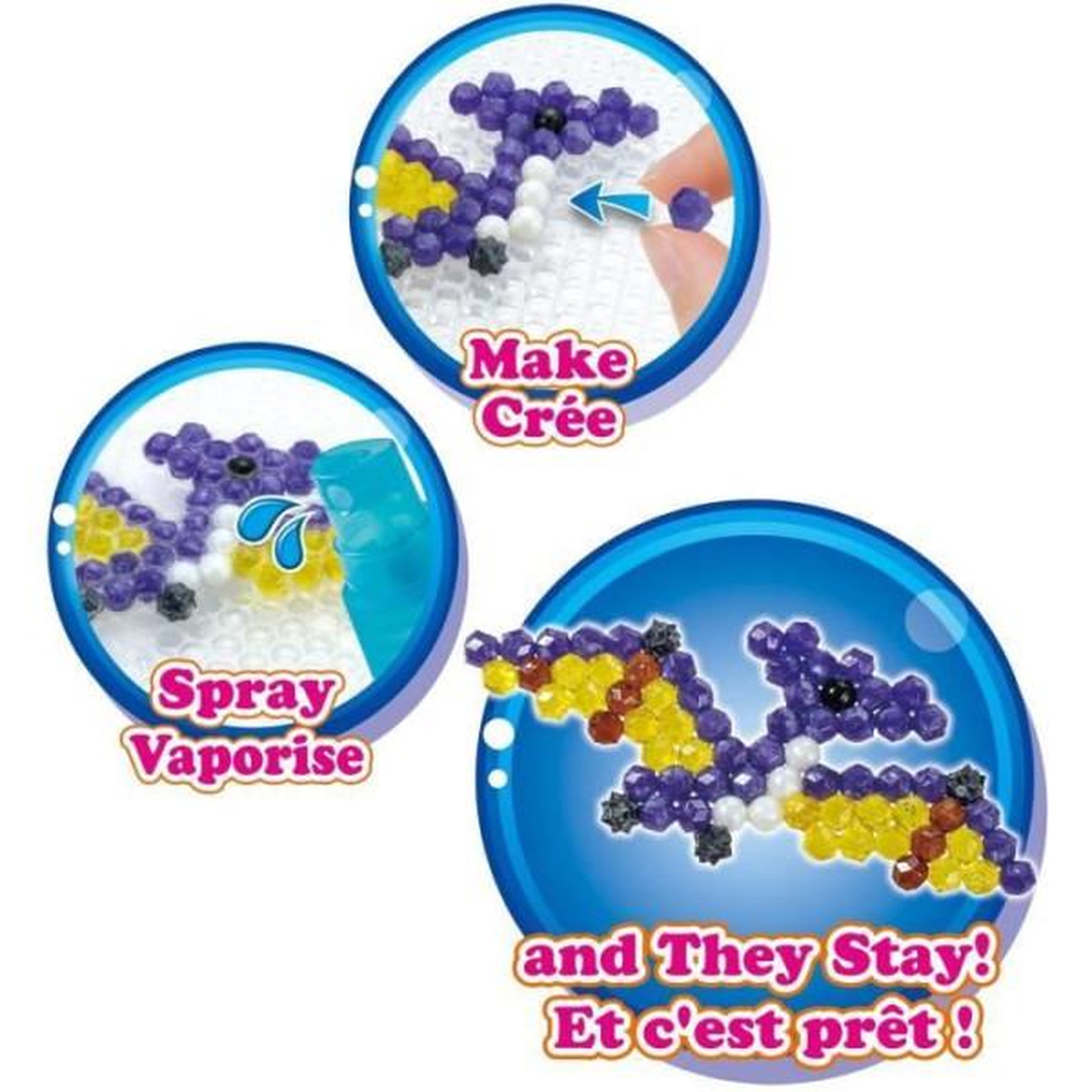 Voir la diapositive 4 : Aquabeads Aquabeads - la terre des dinosaures - perles créatives pour enfants