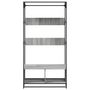 Voir la diapositive 4 : VIDAXL Armoire sonoma gris 90x50x180 cm bois d ingénierie