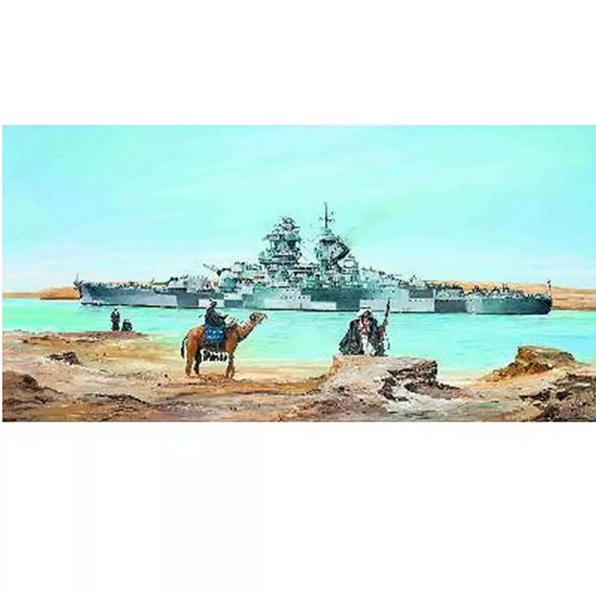 Trumpeter Maquette bateau : Cuirassé français Richelieu 1943