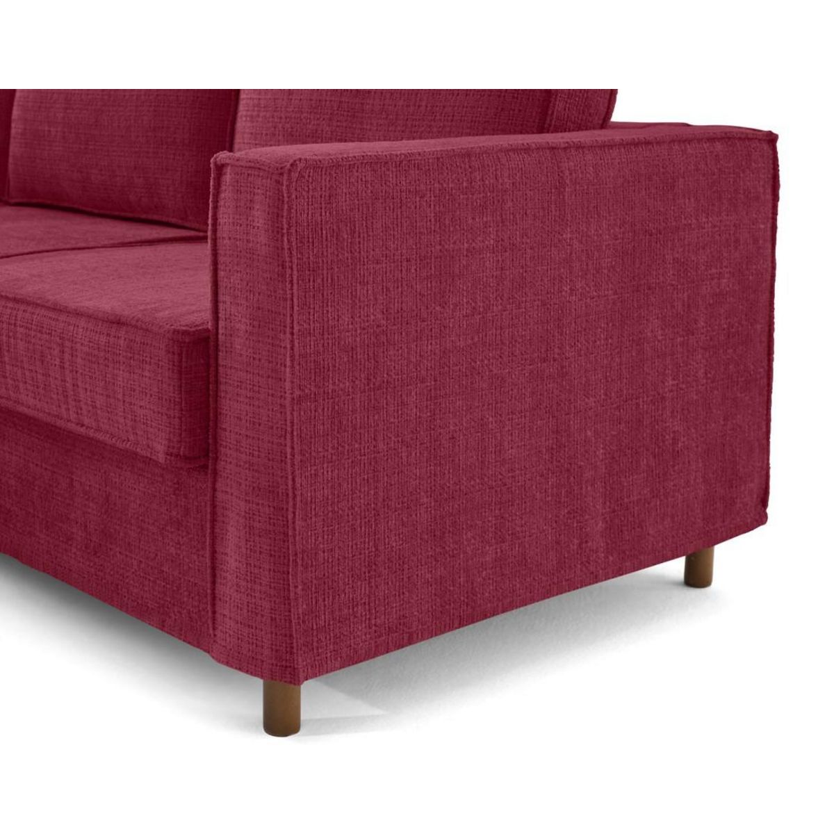 LISA DESIGN Jake - canapé déhoussable d'angle gauche 5 places en velours texturé