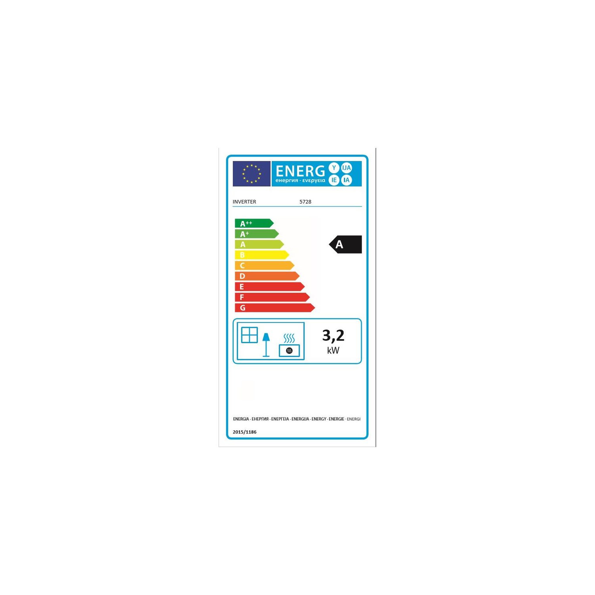 Voir la diapositive 2 : inverter Poêle à pétrole à injection électronique INVERTER 5728 - 3,2kW
