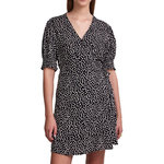 Pieces Robe e à Motifs Femme Pieces Tala. Coloris disponibles : Noir