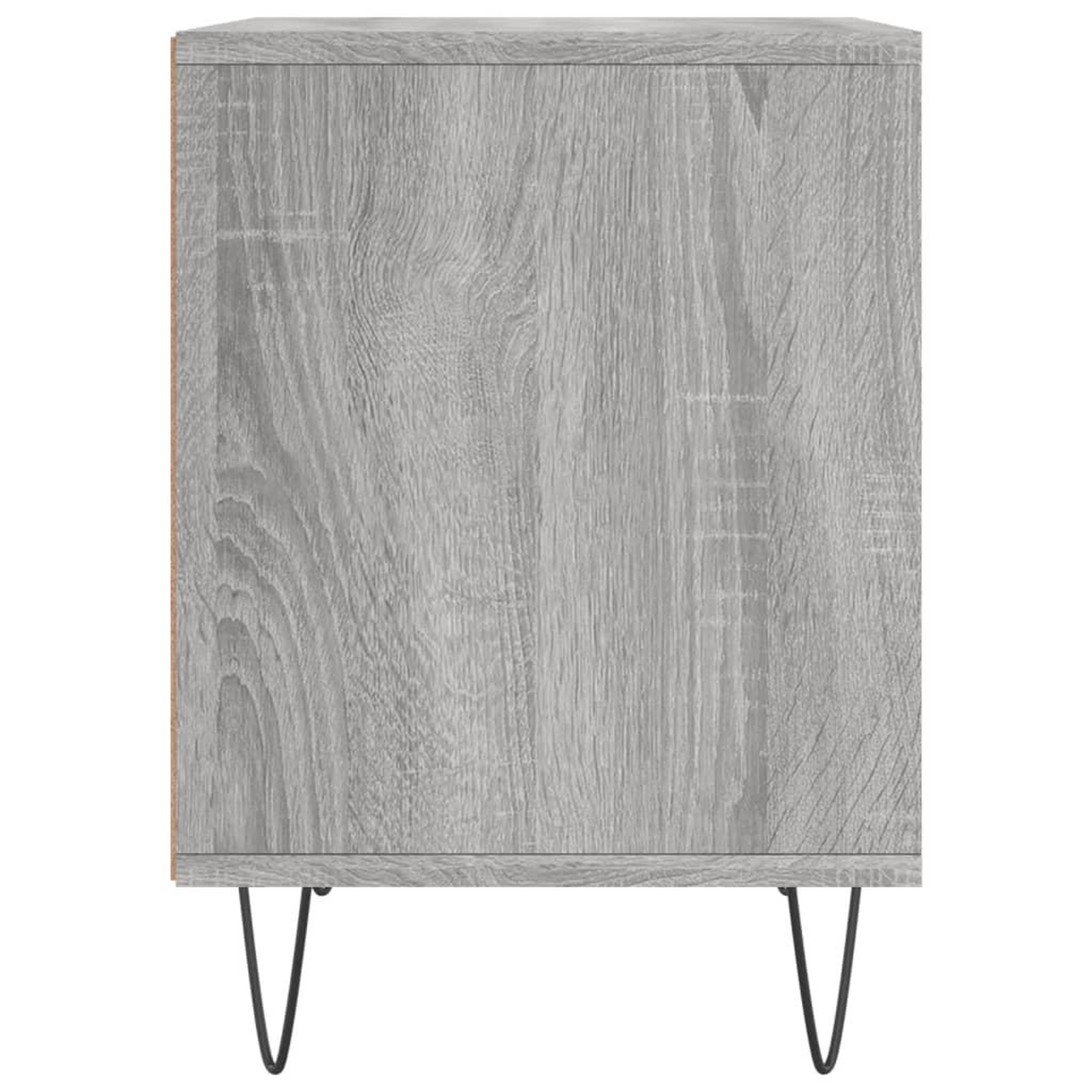 Voir la diapositive 5 : VIDAXL Table de chevet sonoma gris 40x35x50 cm bois d'ingenierie
