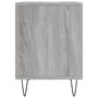 Voir la diapositive 5 : VIDAXL Table de chevet sonoma gris 40x35x50 cm bois d'ingenierie