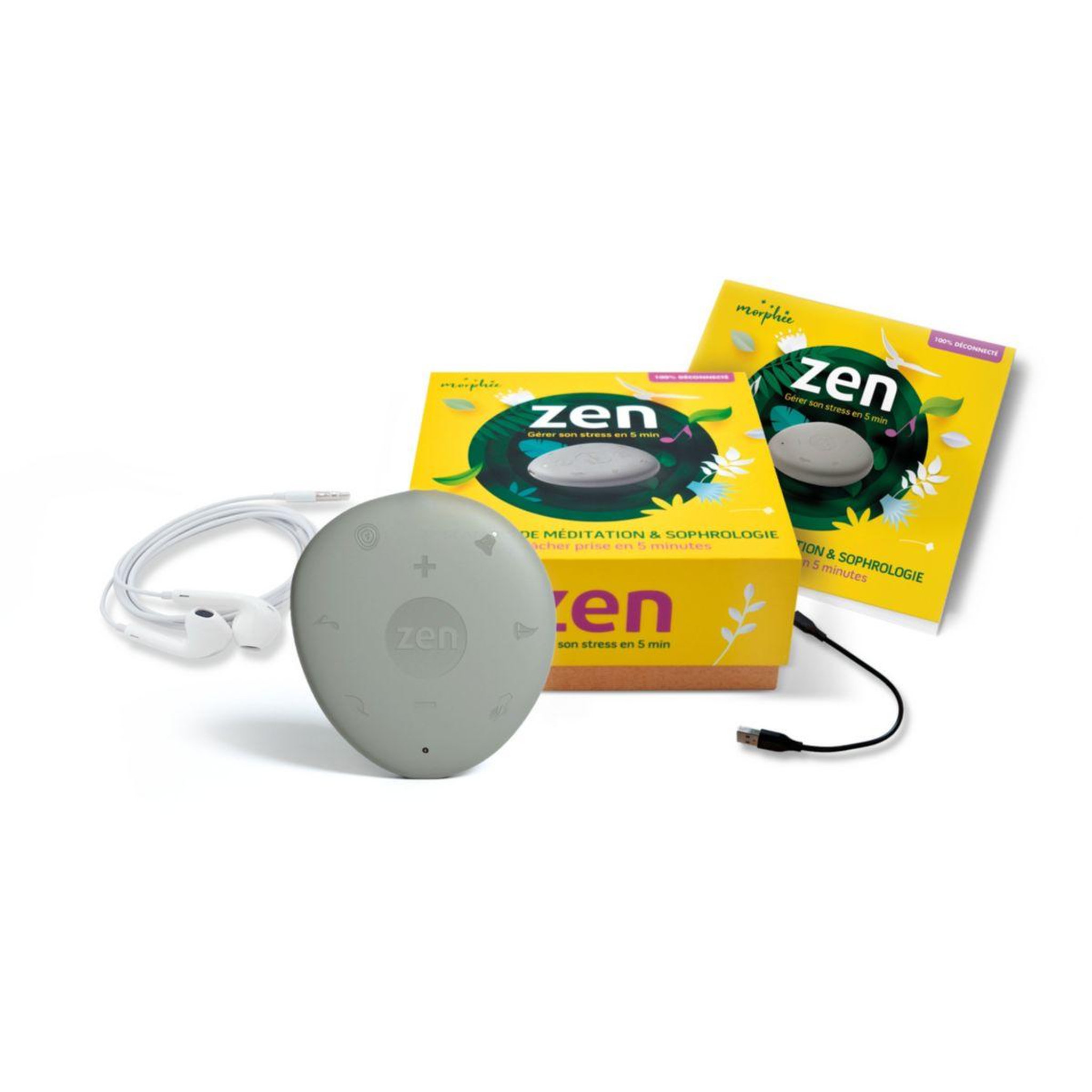 Voir la diapositive 4 : MORPHEE Box de méditation Zen - Galet de relaxation