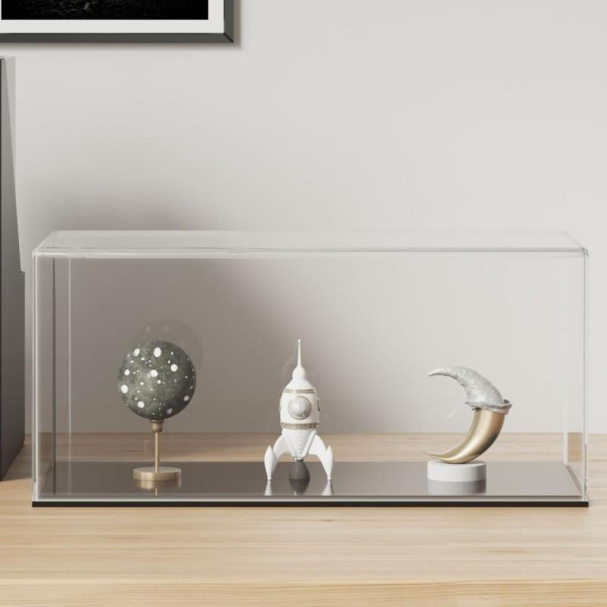 VIDAXL Boîte d affichage transparente 30x15x14 cm acrylique