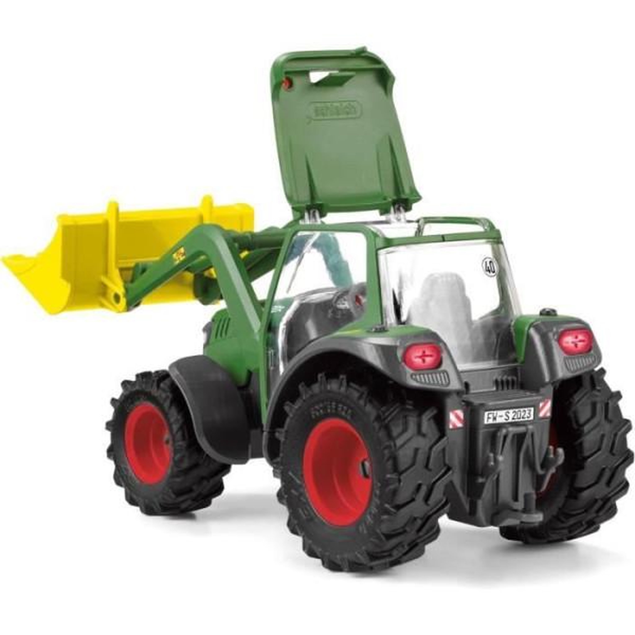 Voir la diapositive 5 : Schleich SCHLEICH - Tracteur avec remorque - 42608 - Gamme Farm World