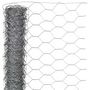 Voir la diapositive 1 : NATURE Nature Grillage metallique hexagonal 1 x 10 m 25 mm Acier galvanise