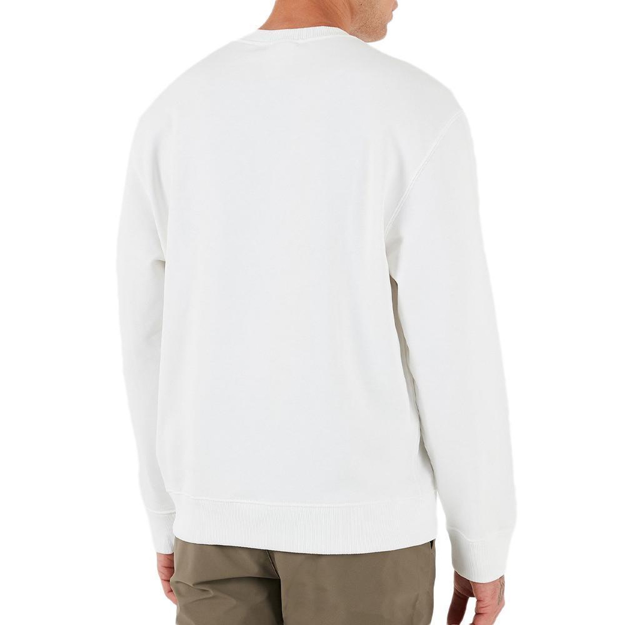 Voir la diapositive 2 : CALVIN KLEIN JEANS Sweat Blanc Homme Calvin Klein Jeans Calvi