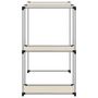Voir la diapositive 4 : VIDAXL Support de rangement sur la machine a laver Creme 87x55x90,5 cm