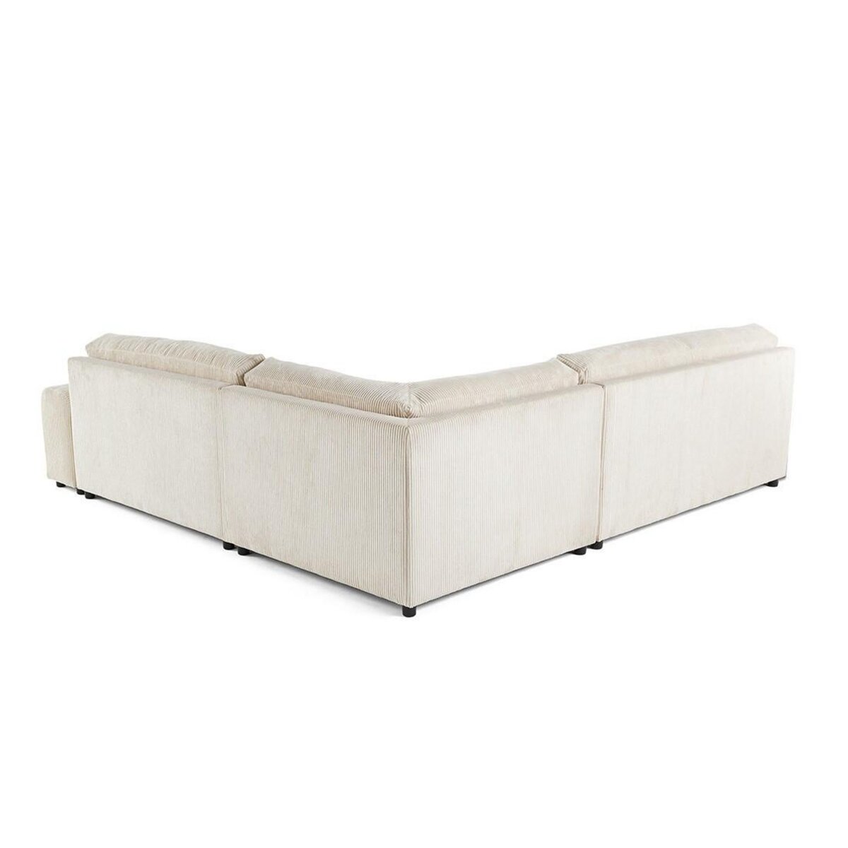 LISA DESIGN Garance - canapé modulable d'angle gauche - 6 places - en velours côtelé