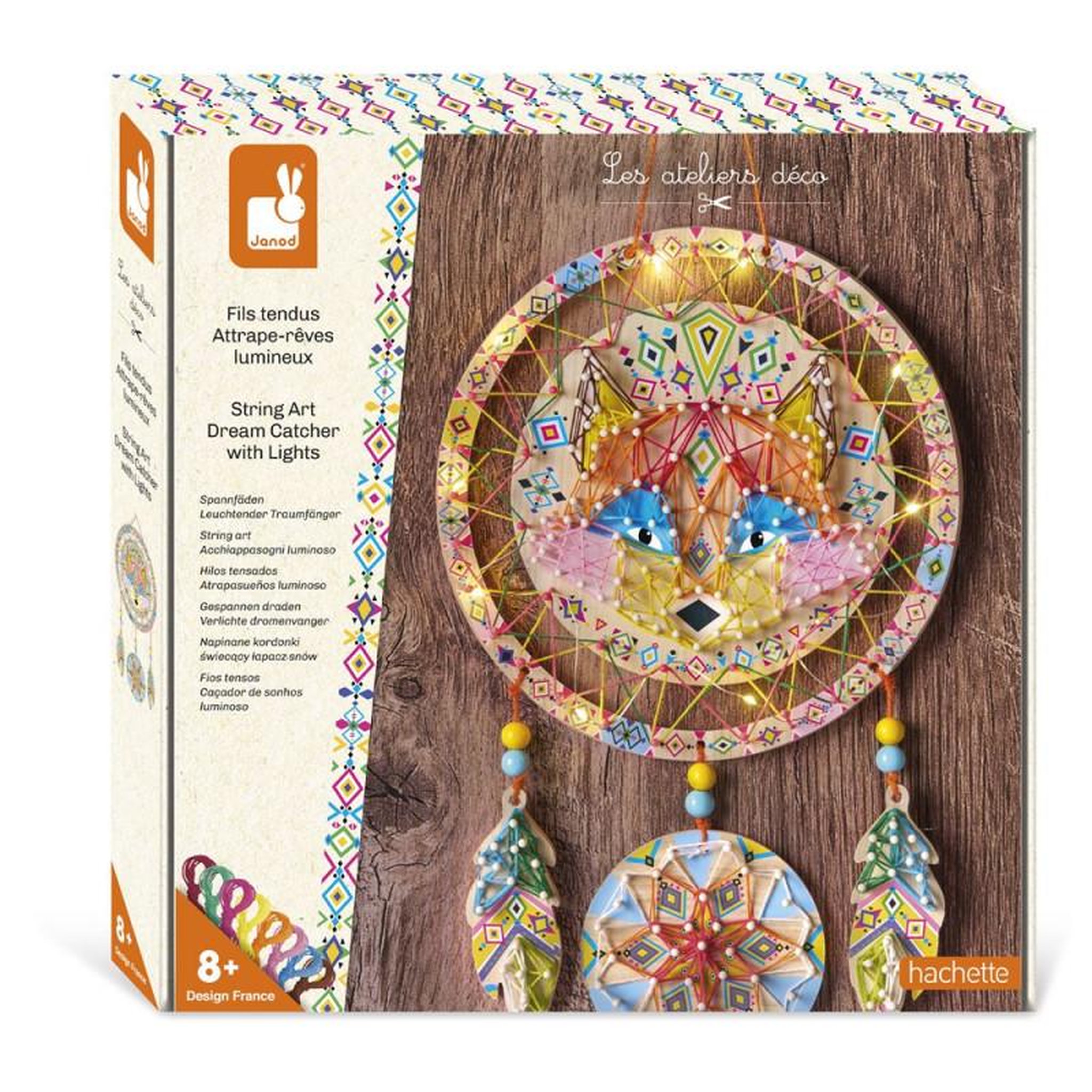 JANOD Jeu créatif Janod Fils tendus Attrape rêves lumineux