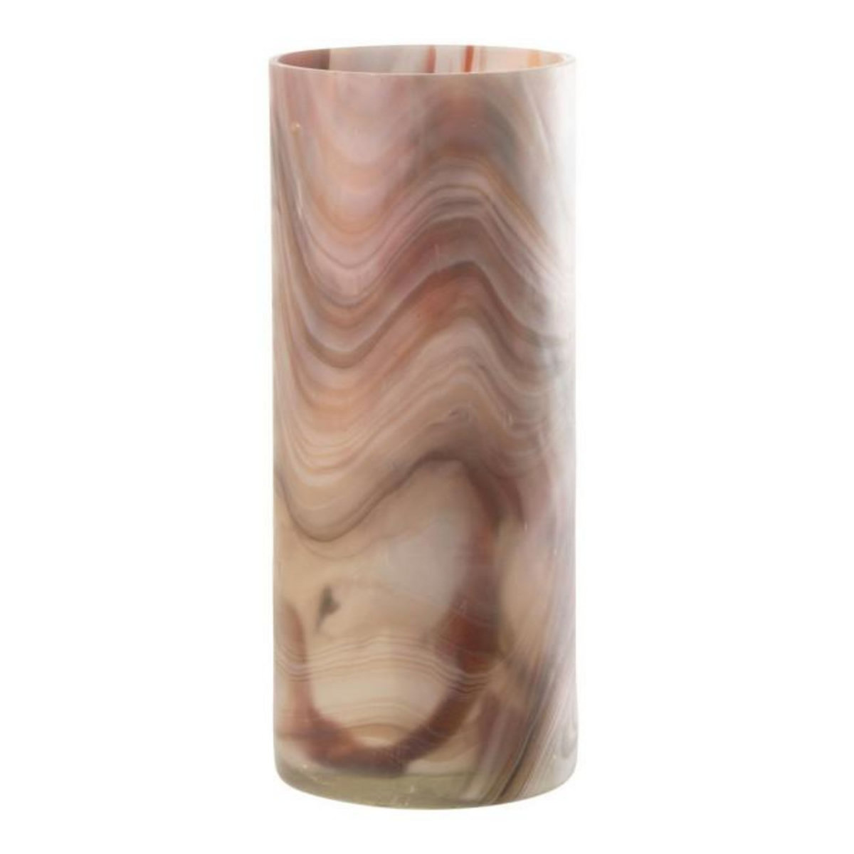 Paris Prix Photophore Imprimé en Verre  Arti  35cm Marron