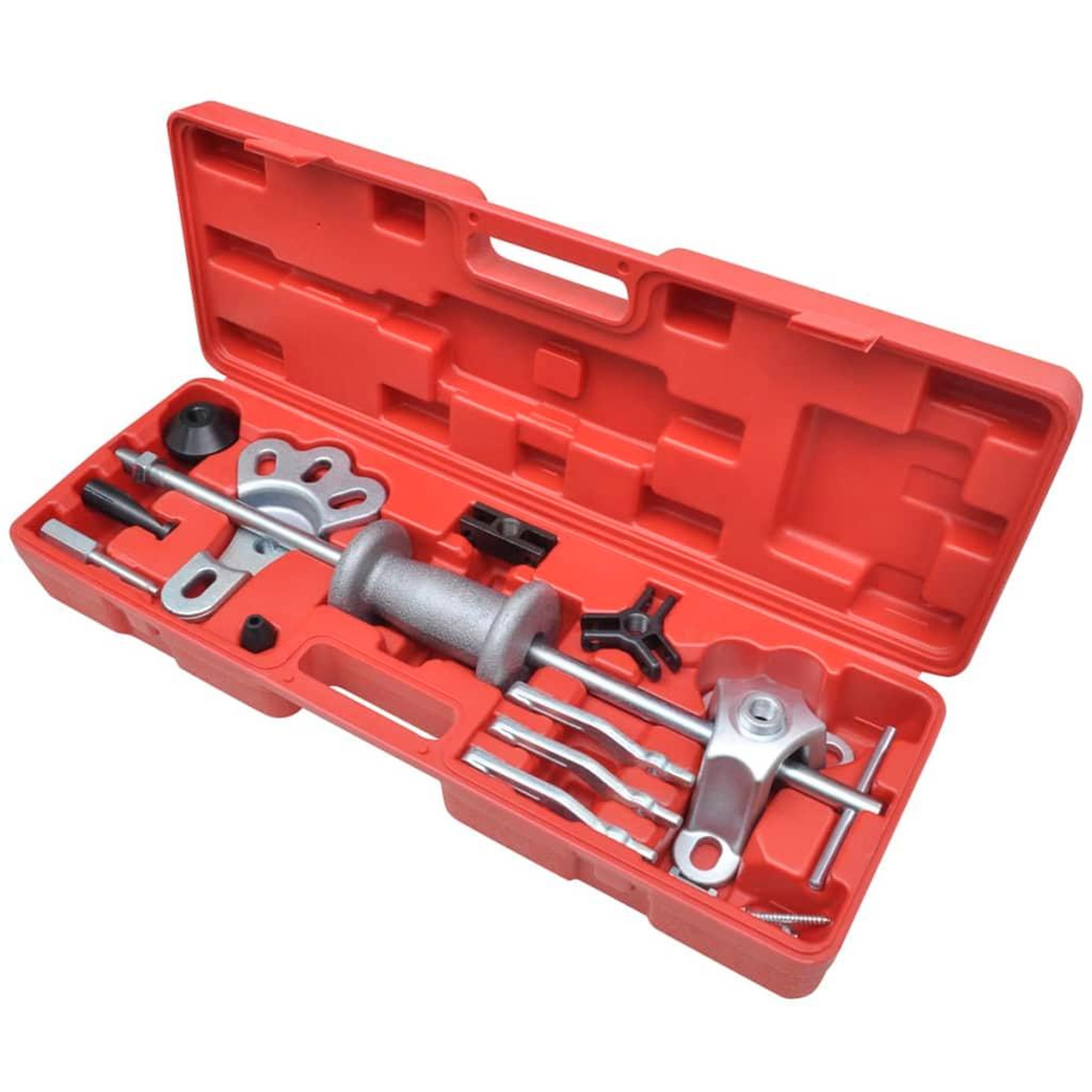 Voir la diapositive 1 : VIDAXL Kit d'outils d'extracteur/marteau coulissant 16 pcs