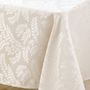 Voir la diapositive 2 : Paris Prix Nappe Jacquard Imprimé  Doriane  140x240cm Naturel