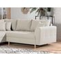 Voir la diapositive 5 : LISA DESIGN Rune - canapé d'angle - avec pouf d'appoint - 4 places - style scandinave - gauche
