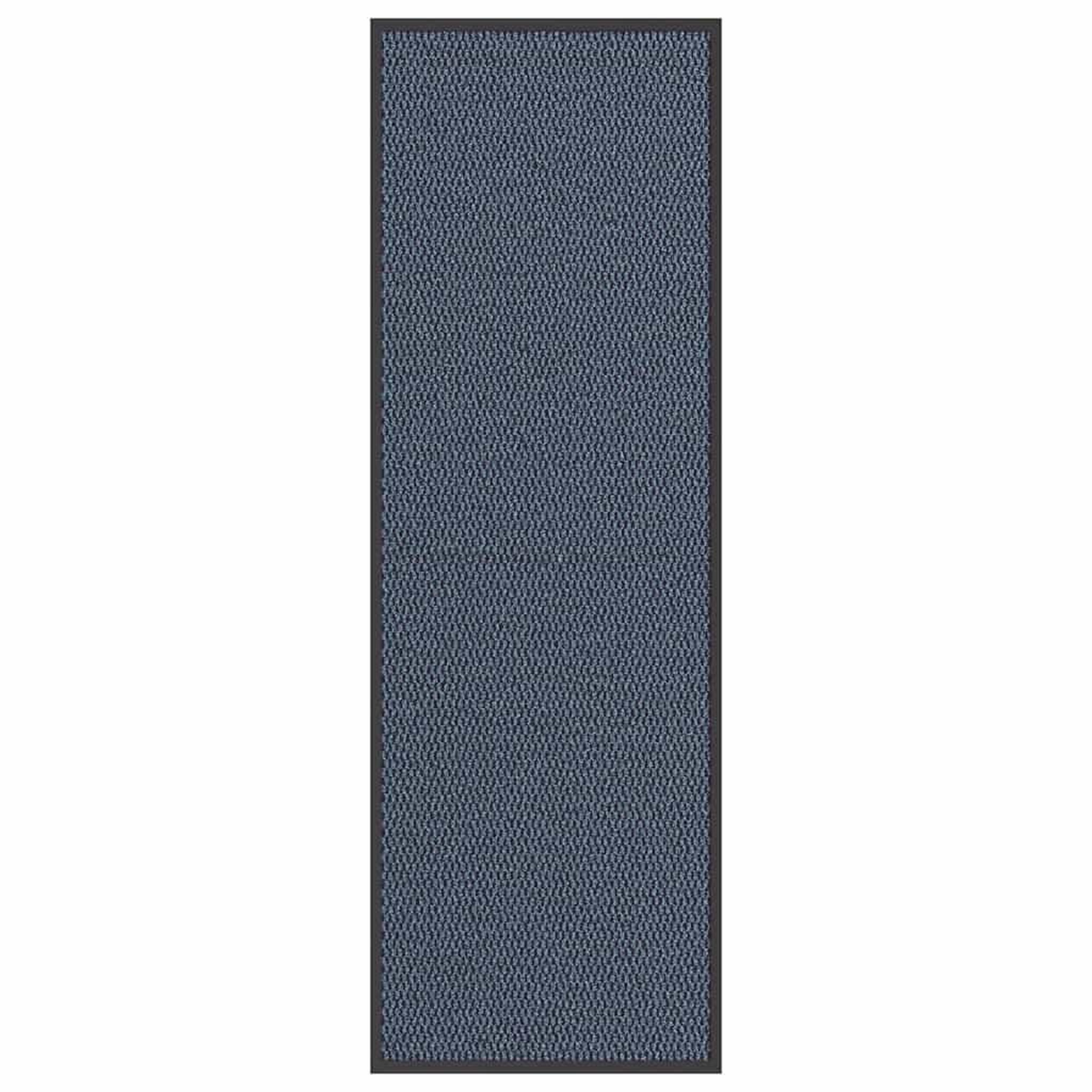 VIDAXL Paillasson bleu 60x180 cm