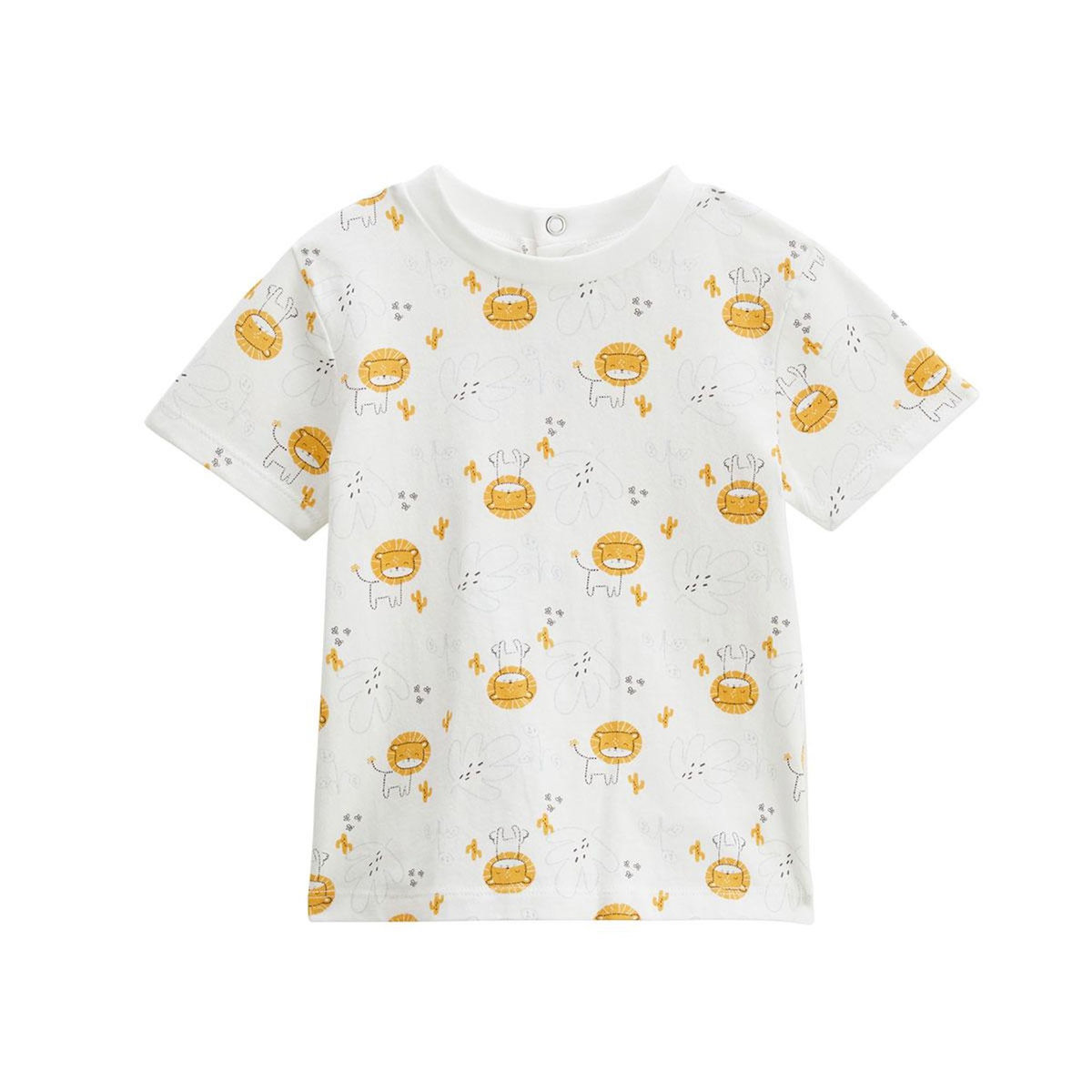 Petit Béguin Ensemble salopette bébé en gaze de coton et t-shirt Elio