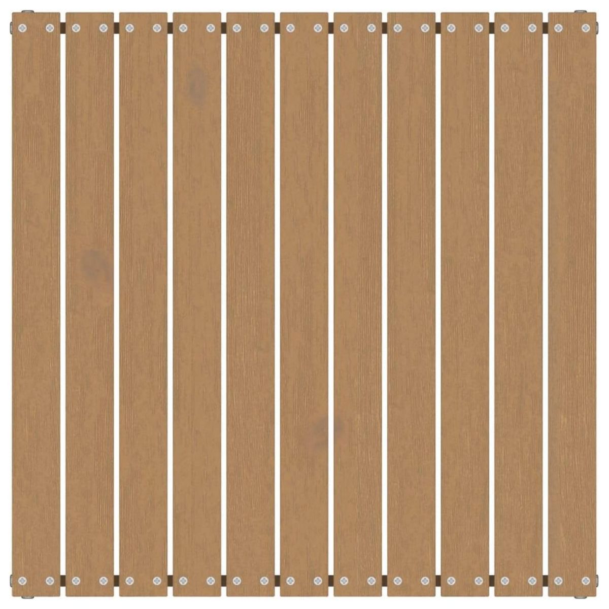 VIDAXL Repose-pied de jardin 70x70x30cm marron miel bois de pin solide