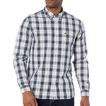 Lacoste Chemise Manches Longues Gris/Bleu Homme Lacoste Laponie. Coloris disponibles : Gris