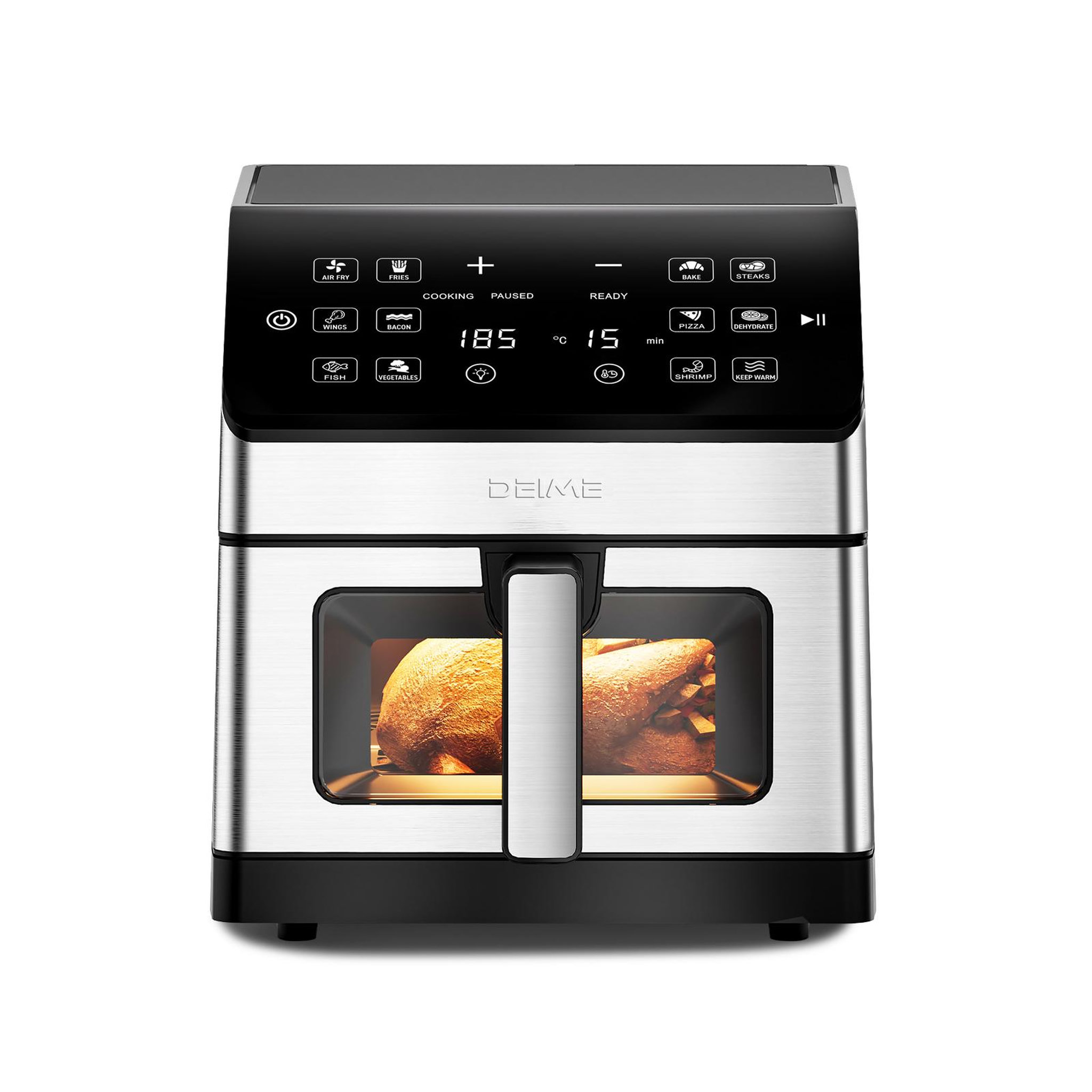 DEIME DEIME - Airfryer 6 l 1700 w 12 programmes écran digital – noir