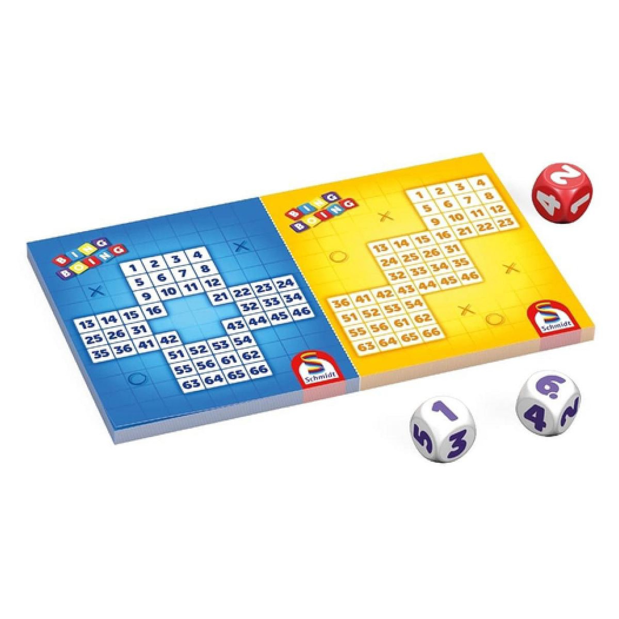 Voir la diapositive 3 : Schmidt Spiele Bing Boing - Jeu format voyage en boite metal