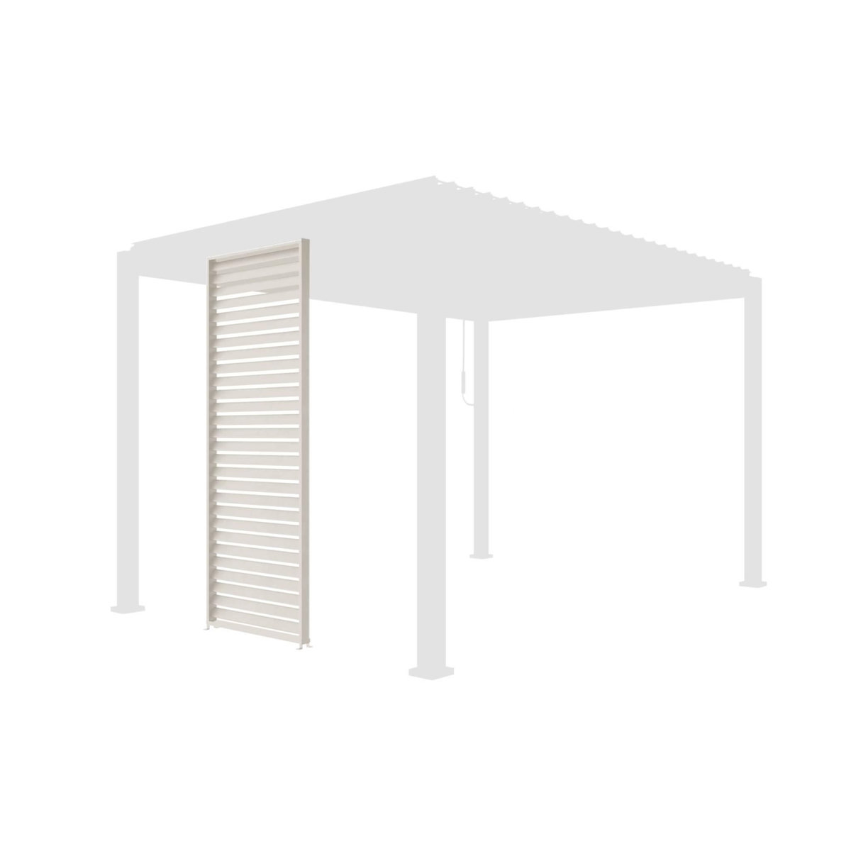 SWEEEK Persienne pour pergola bioclimatique Triomphe, aluminium