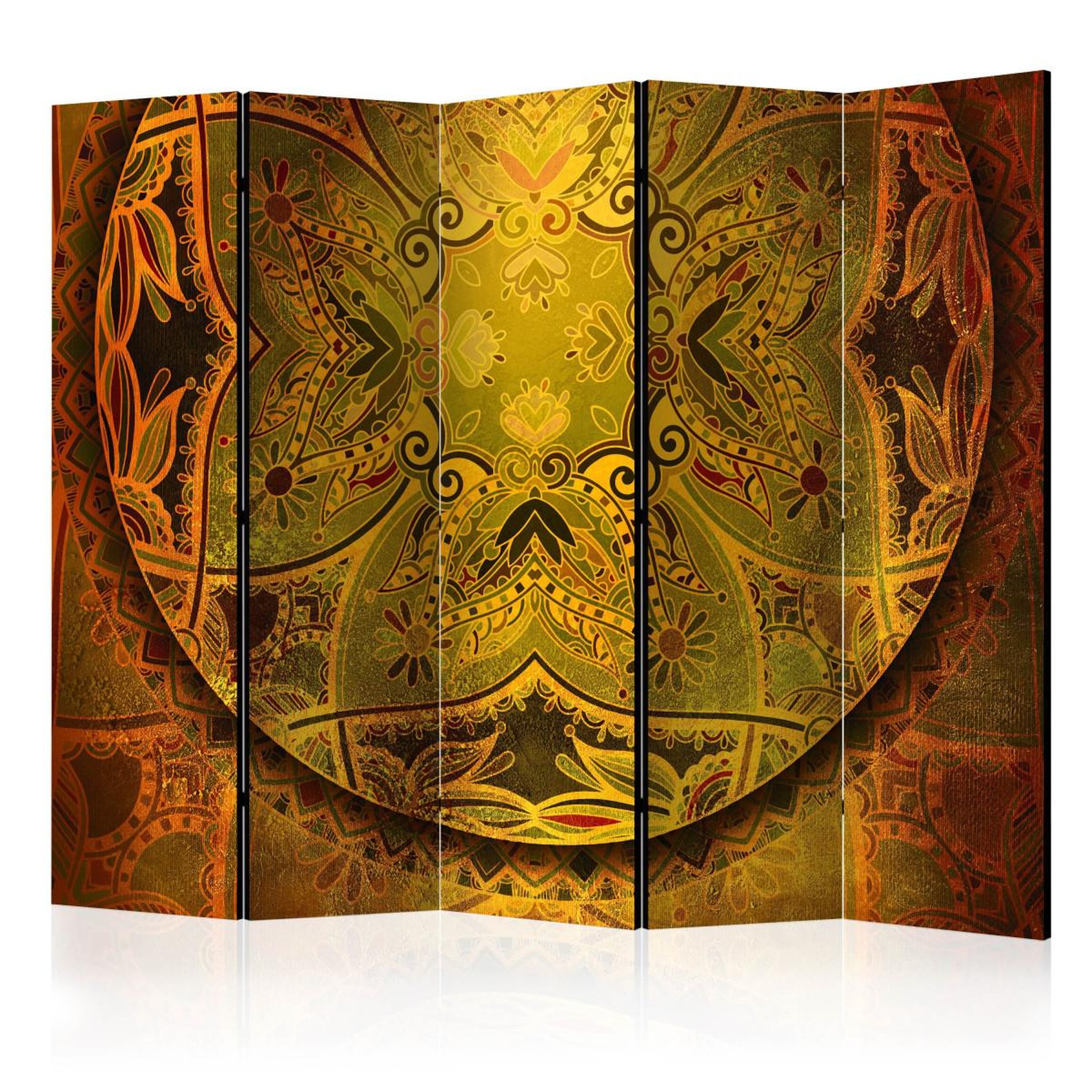 Paris Prix Paravent 5 volets  mandala : golden poem  172x225cm