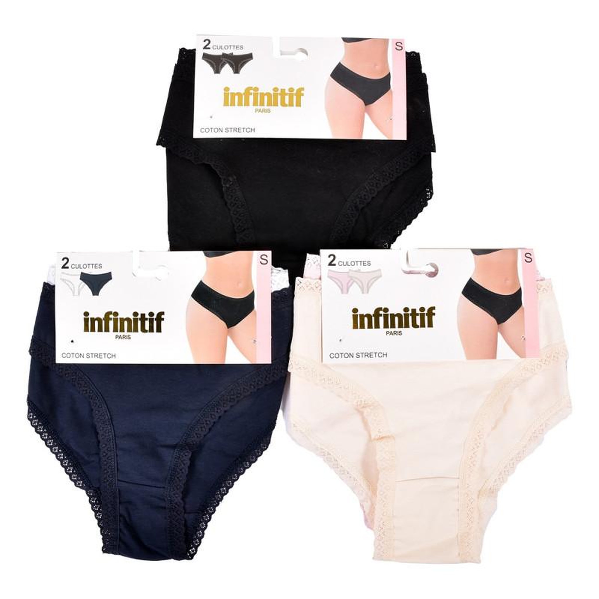 Voir la diapositive 4 : INFINITIF PARIS Culottes Femme INFINITIF