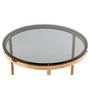 Voir la diapositive 2 : Paris Prix Table d'Appoint Design  Wynona  42cm Gris & Or Rose