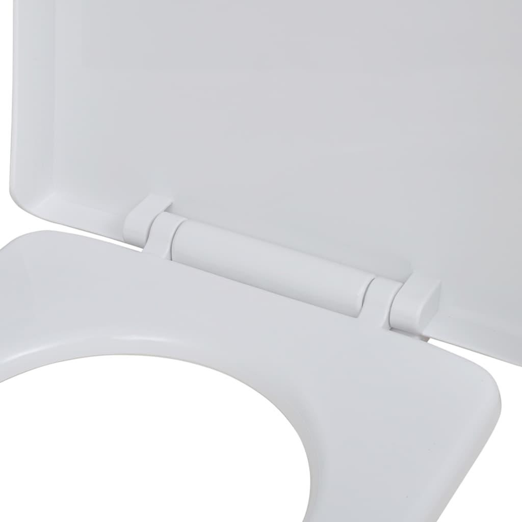 Voir la diapositive 5 : VIDAXL Sieges de toilette avec couvercles 2 pcs plastique blanc