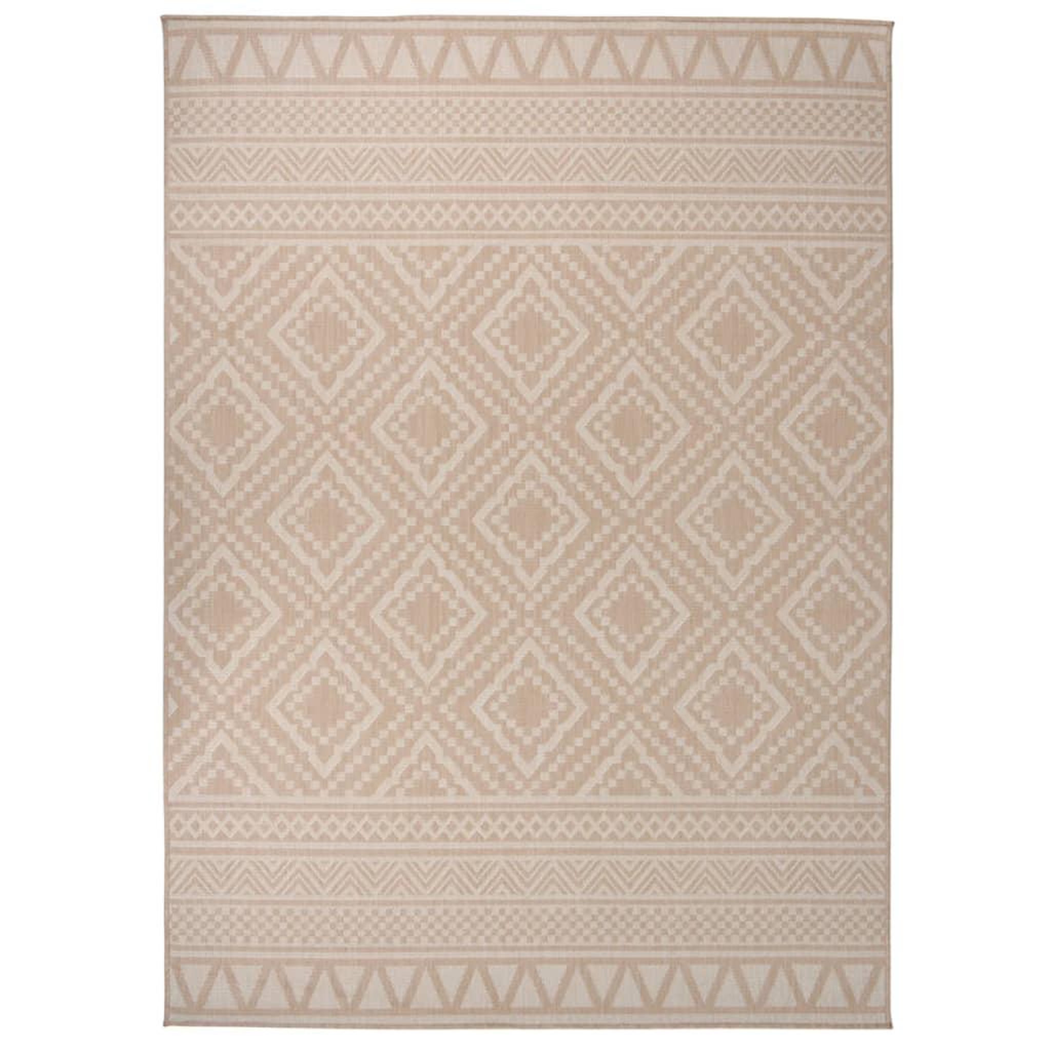 Voir la diapositive 1 : VIDAXL Tapis a tissage plat d'exterieur 200x280 cm Rayures brunes