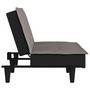 Voir la diapositive 5 : VIDAXL Canape-lit taupe tissu