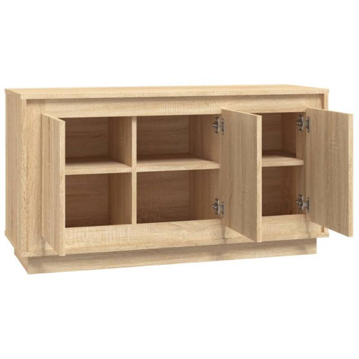 VIDAXL Buffet chêne sonoma 102x35x55 cm bois d ingénierie