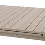 Voir la diapositive 6 : HESPERIDE Table de jardin extensible en aluminium effet bois 14 places EVASION