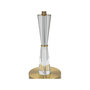 Voir la diapositive 3 : Paris Prix Lampe à Poser en Verre  Cristal  56cm Blanc & Or