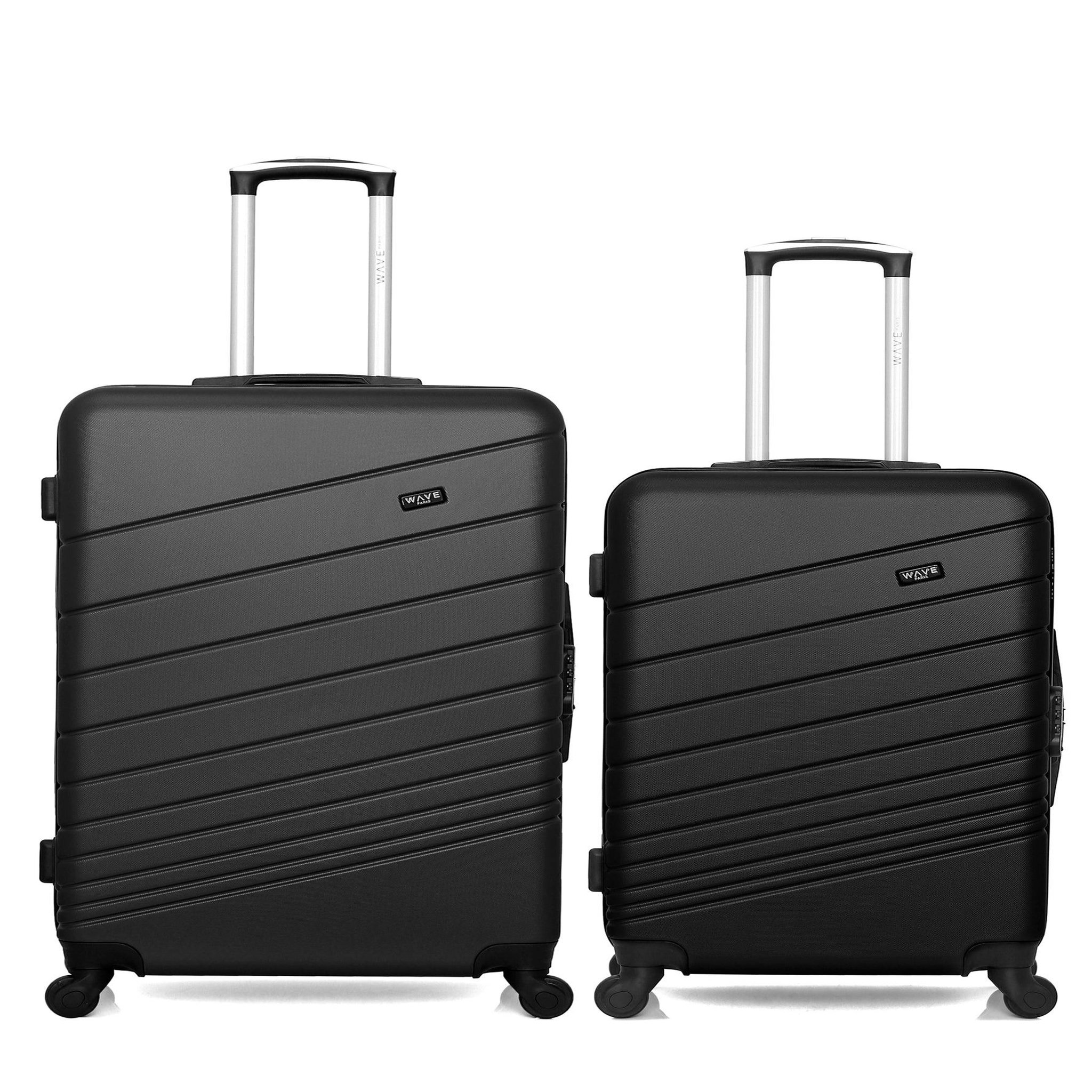 WAVE PARIS Lot de 2 - valises grand format et weekend tigre