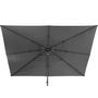 Voir la diapositive 3 : HESPERIDE Parasol déporté rectangulaire Melhia anthracite - 4 x 3 m - Hespéride