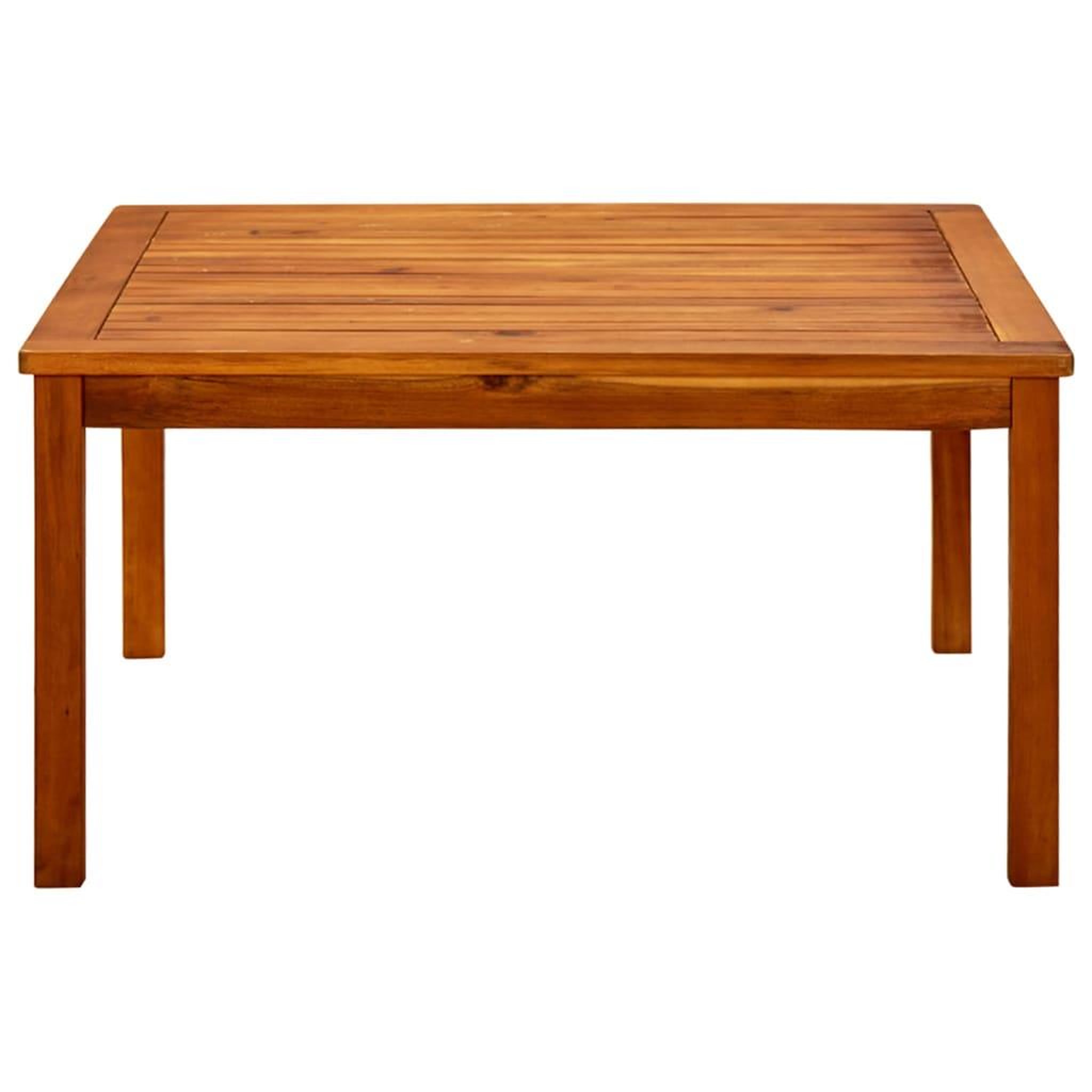 Voir la diapositive 2 : VIDAXL Table basse de jardin 85x85x45 cm Bois solide d'acacia