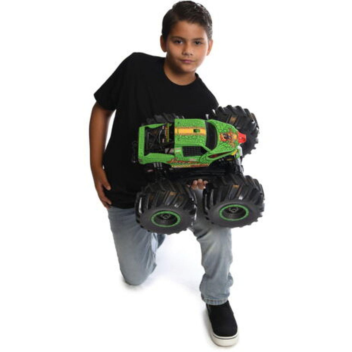 NEW BRIGHT Véhicule RC 1:10 Pleine fonction 4X4 Monster Truck Snake Bit 