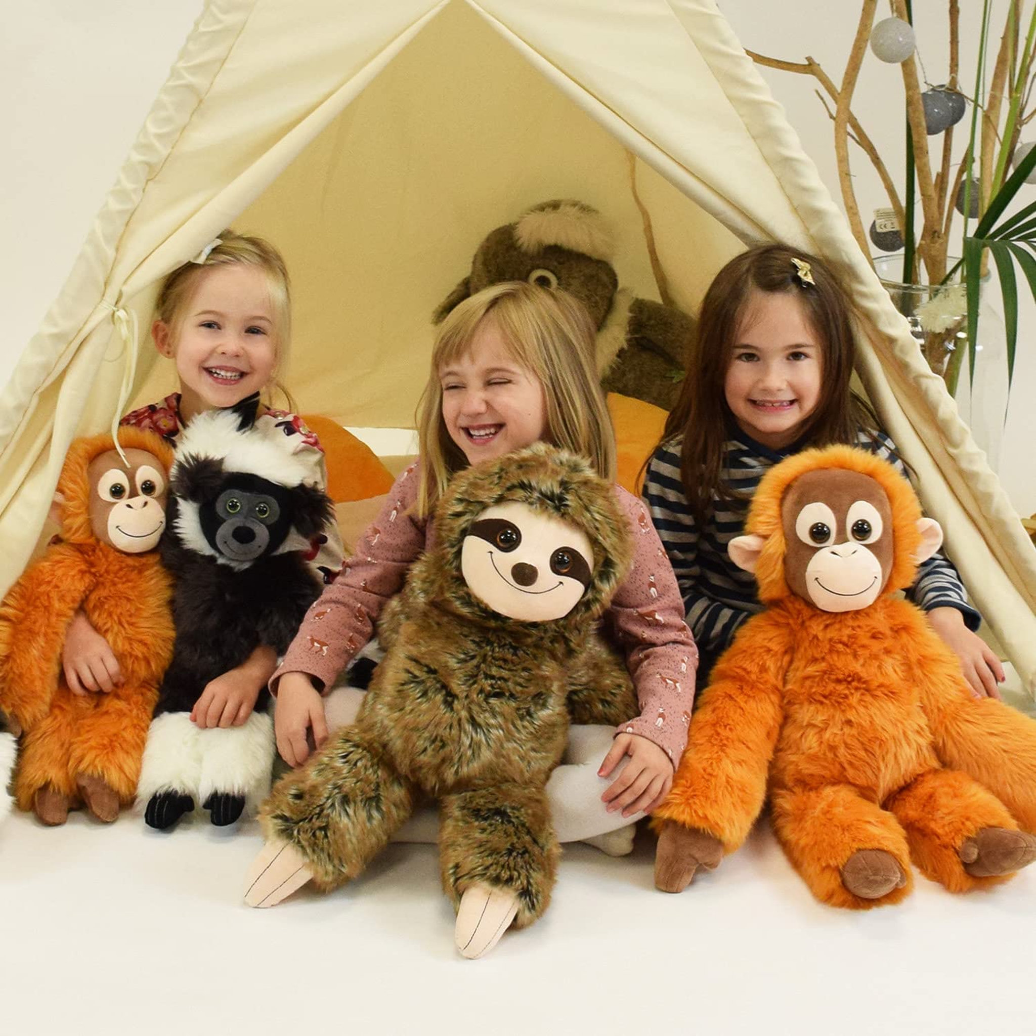 Voir la diapositive 4 : JEMINI TOODOO INDRI PELUCHE 65CM