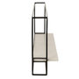 Voir la diapositive 3 : Paris Prix Étagère Murale  1 Plateau  65cm Noir & Blanc