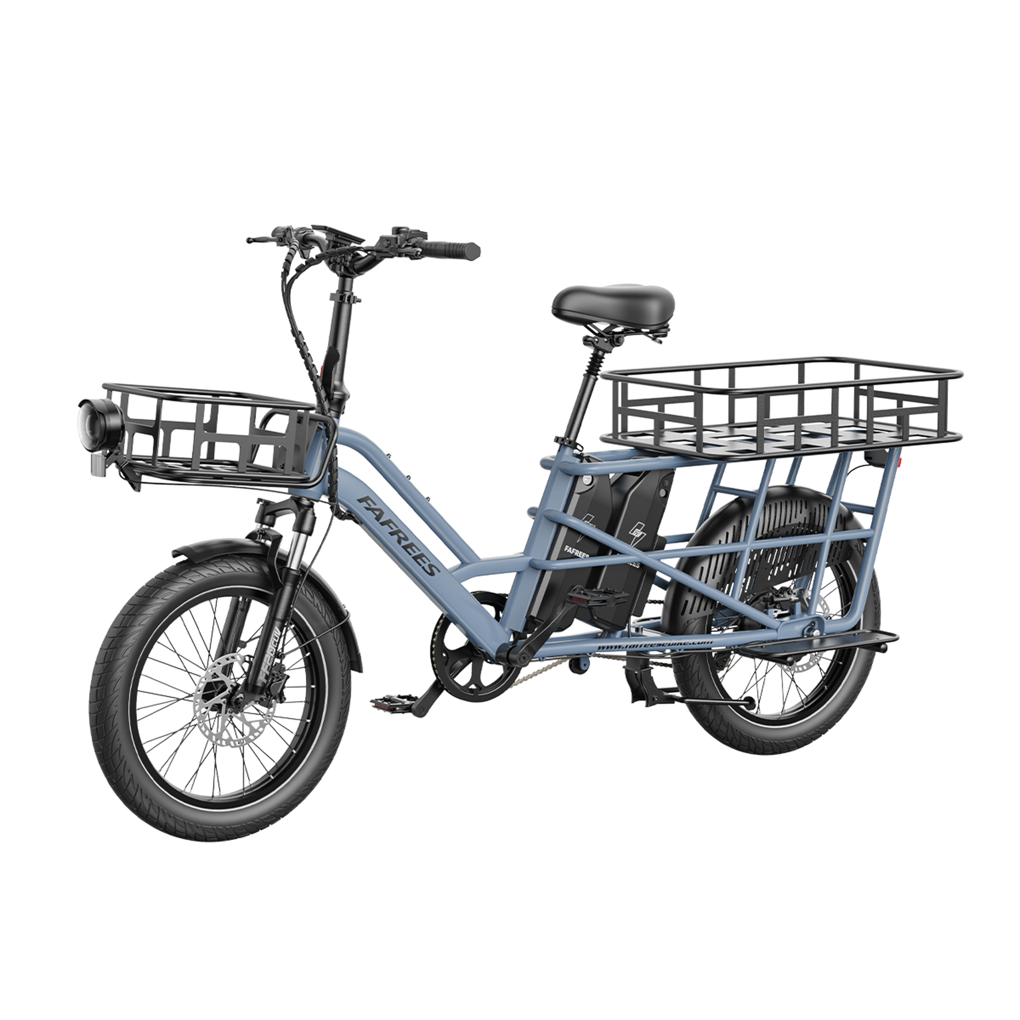 Voir la diapositive 3 : FAFREES Vélo utilitaire électrique fafrees ff20 cuv